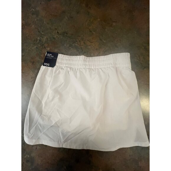 DSG Womens Mid-Rise Stride‎ Skort X-Small White New With Tags - Picture 2 of 9